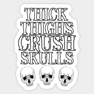 Skull Crusher Sticker